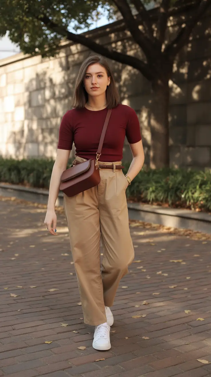 minimalist spring wardrobe 2026 - Warm Earth Tones with Clean Tailored Simplicity
