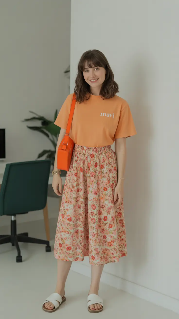 cute spring outfit for friday 2026 - Soft Corals and Florals for a Sweet Friday Finish