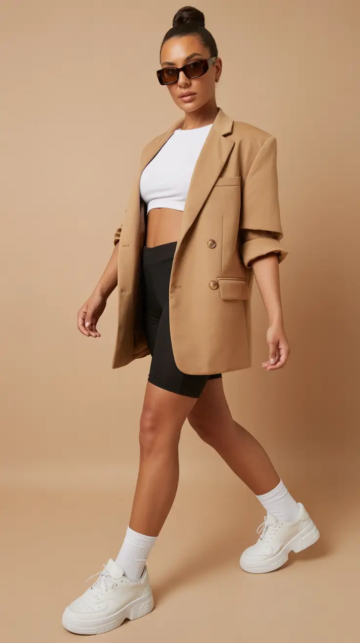 cute spring outfit for friday 2026 - Sporty Minimalism with a Spring Twist