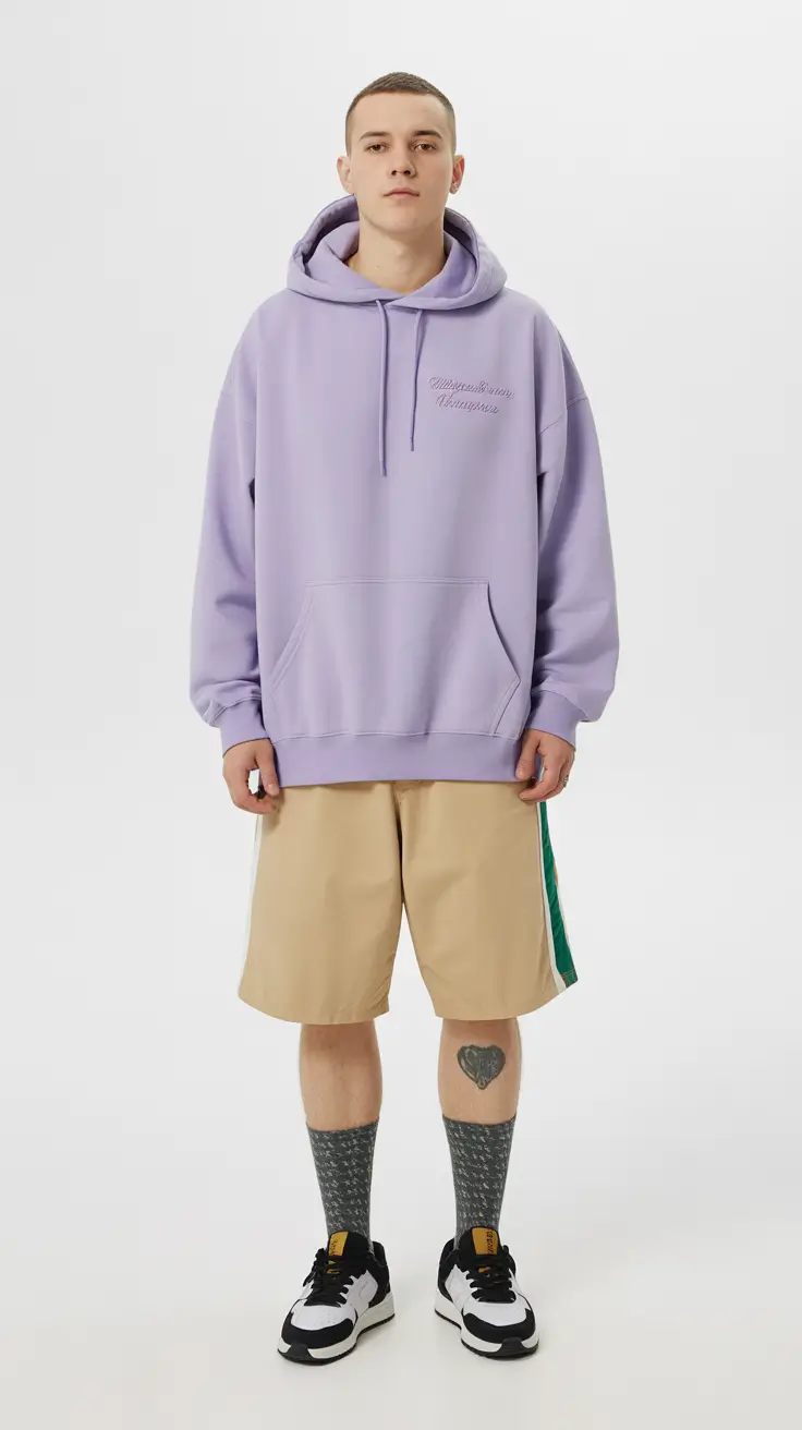 casual summer outfits men 2026 Playful Streetwear Energy with Sporty Summer Layers