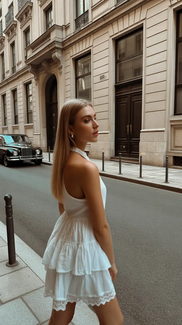 chic summer fashion outfits 2026 Light White Dresses That Capture Effortless Parisian Mood