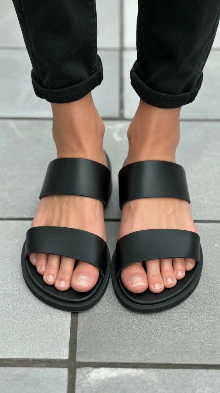 summer flip-flops for women 2026 Clean Minimal Slides for Everyday Balance