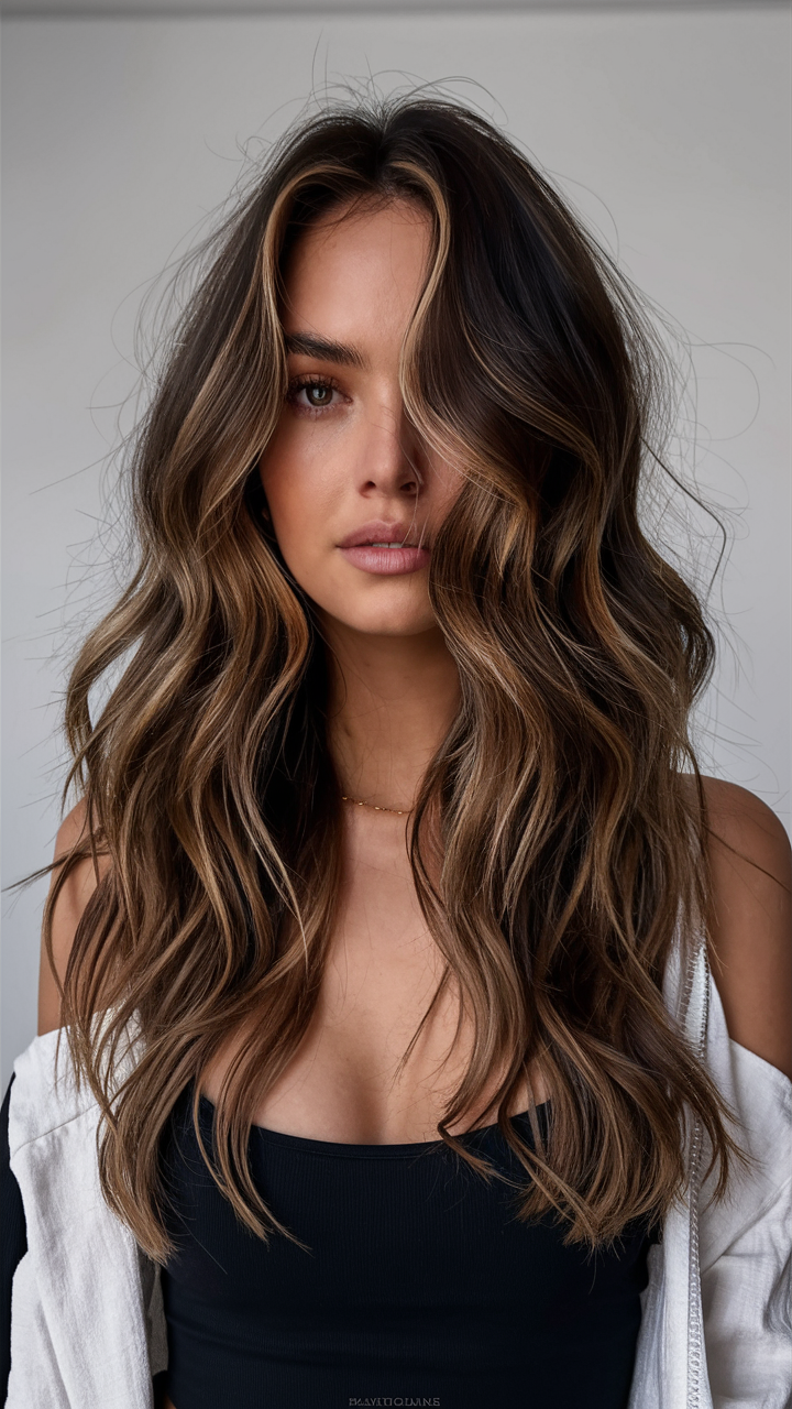 Top 22 Winter Brown Hair Color Ideas 2024-2025: Highlights, Balayage & Brunette Styles