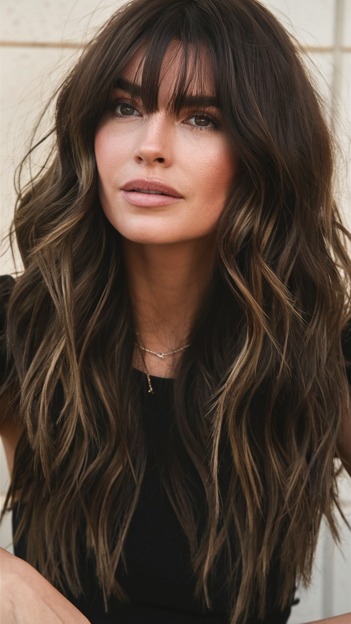 Top 25 Winter Hair Color Ideas for Brunettes 2024 2025: Highlights, Balayage, and More