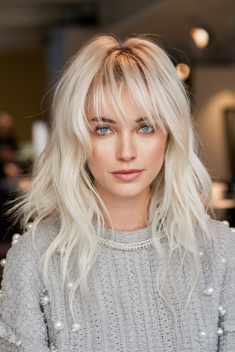 Winter Haircuts with Bangs 2024 - 2025: Top 24 Ideas for All Hair Lengths and Styles