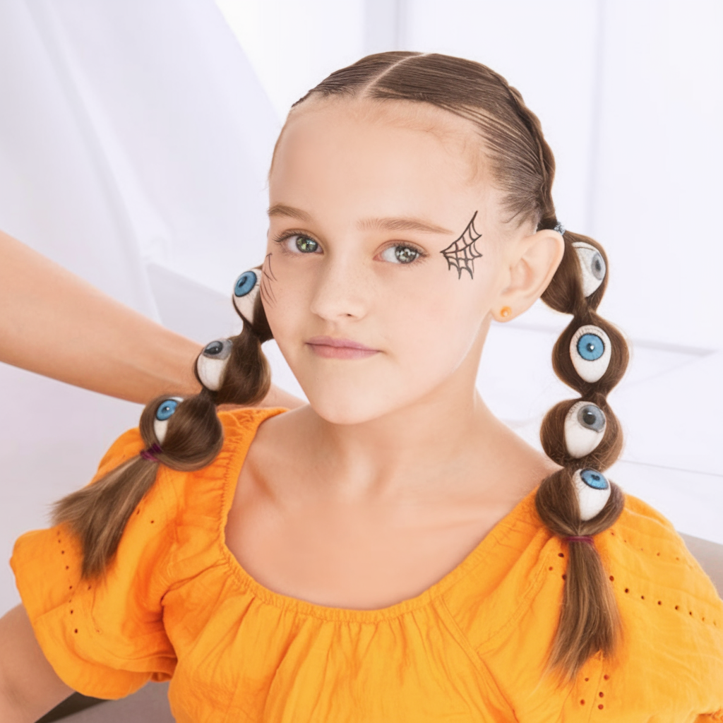 20 Easy and Fun Halloween Hairstyles for Kids: Cute, Spooky, and Simple Ideas