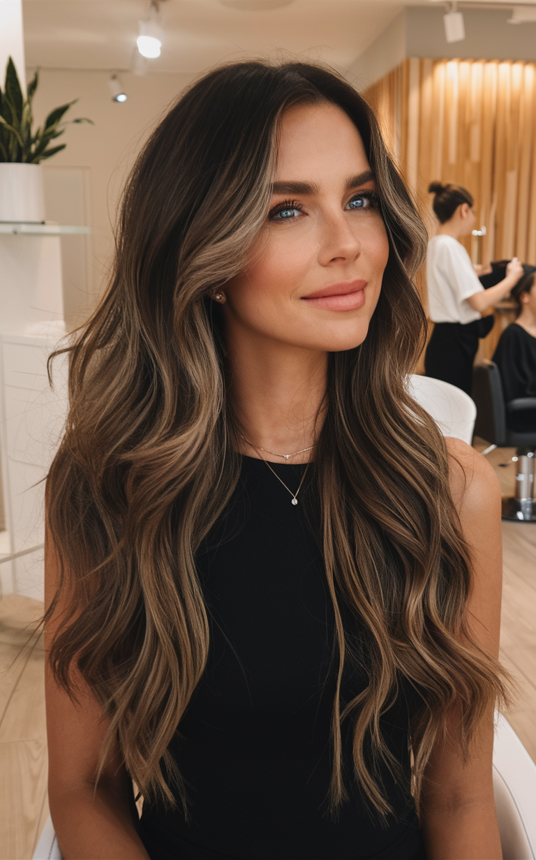 Top 25 Winter Hair Color Ideas for Brunettes 2024 2025: Highlights, Balayage, and More