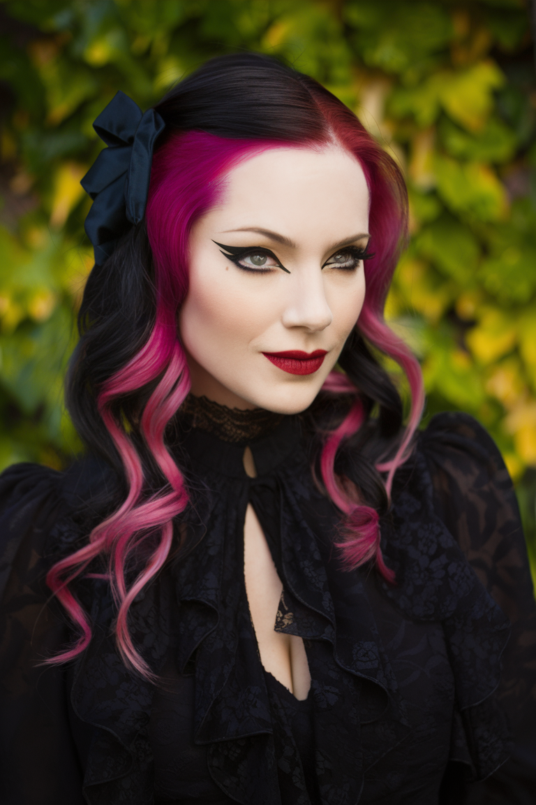 20 Vampire Hairstyles for Women: Gothic, Victorian, and Halloween Hair Ideas