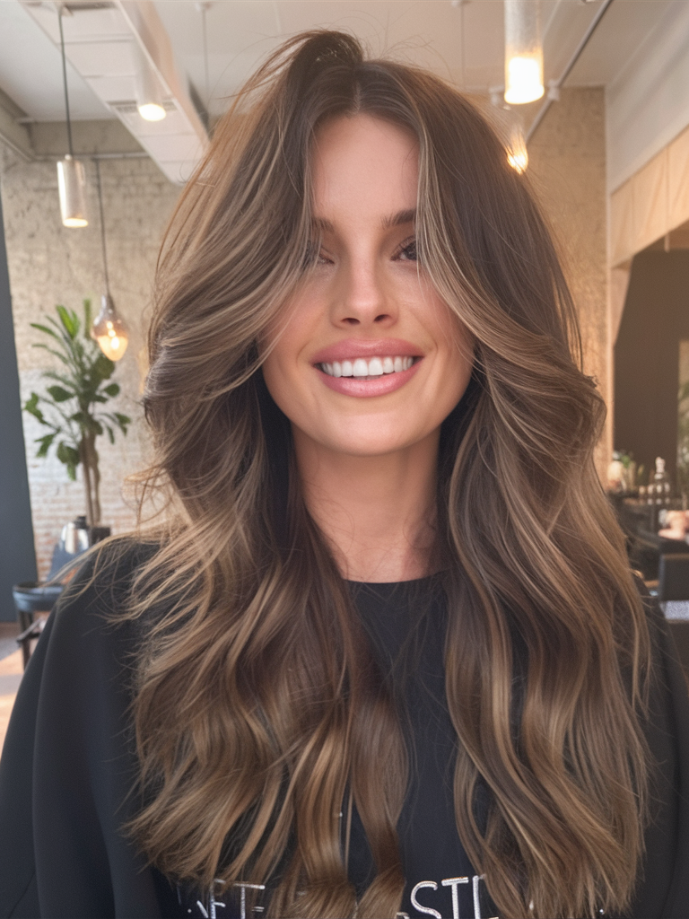 Top 22 Winter Brown Hair Color Ideas 2024-2025: Highlights, Balayage & Brunette Styles