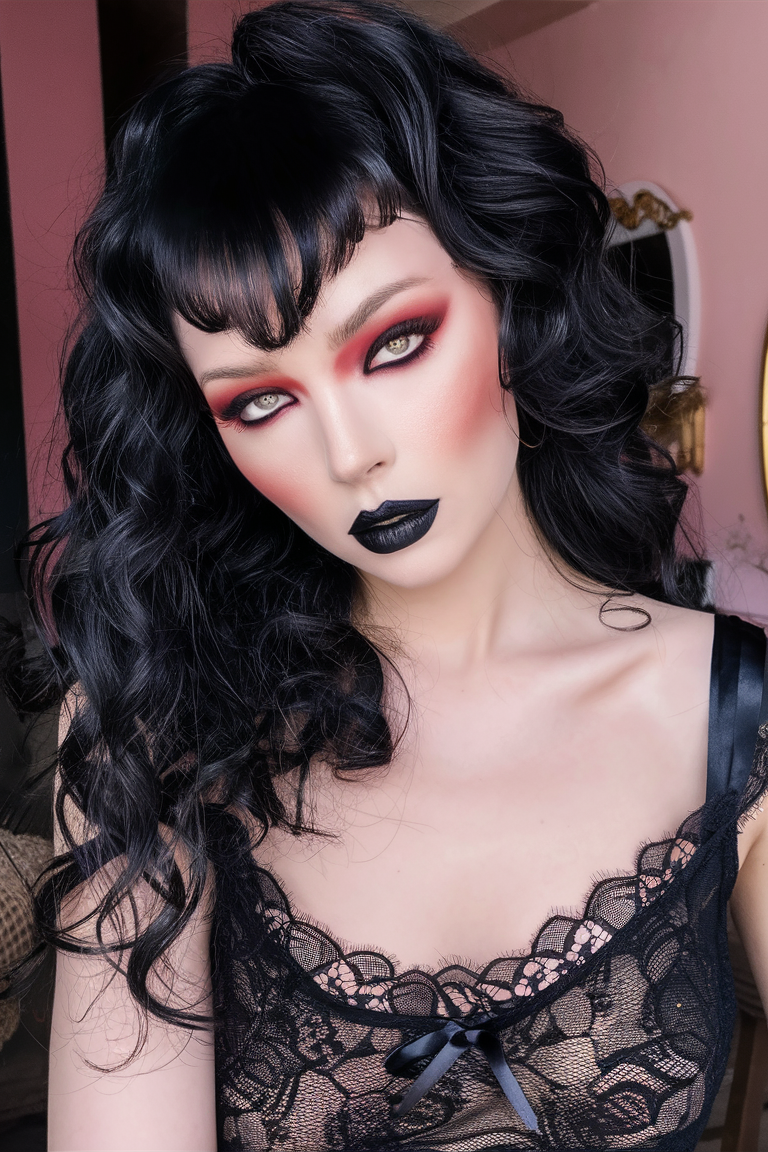 20 Vampire Hairstyles for Women: Gothic, Victorian, and Halloween Hair Ideas