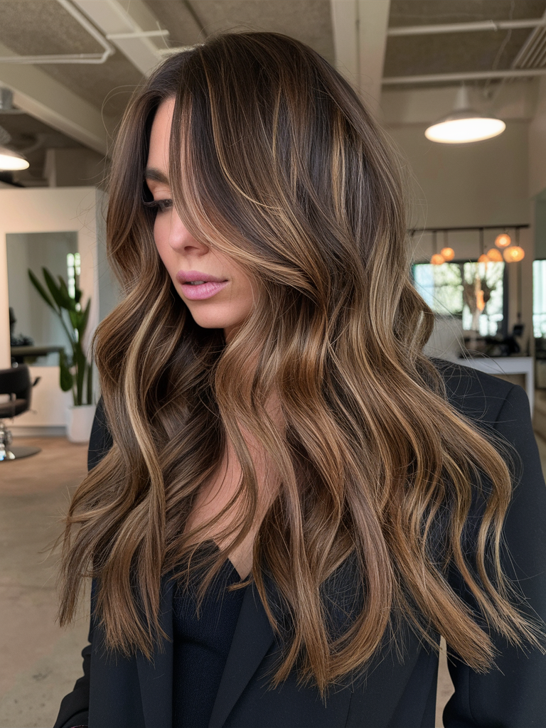 Top 22 Winter Brown Hair Color Ideas 2024-2025: Highlights, Balayage & Brunette Styles