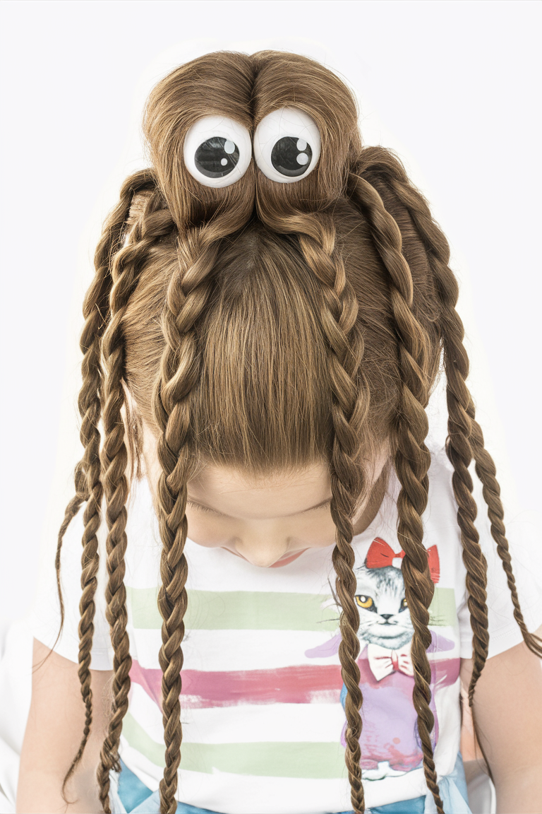 20 Easy and Fun Halloween Hairstyles for Kids: Cute, Spooky, and Simple Ideas