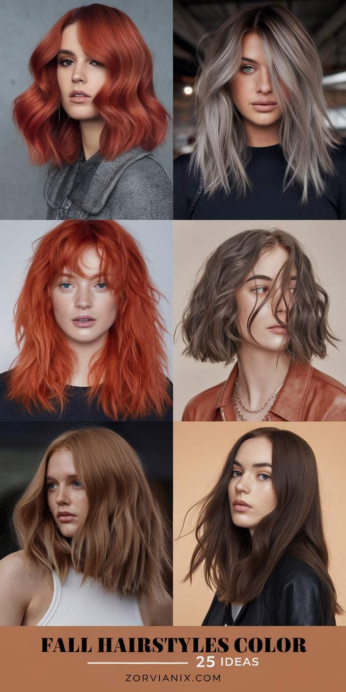 Top 25 Ideas Fall Haircuts and Trends: Embrace Brown, Blonde, and Vibrant Fall Colors