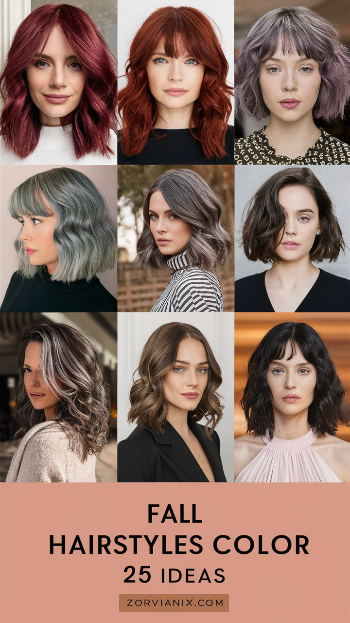 Top 25 Ideas Fall Haircuts and Trends: Embrace Brown, Blonde, and Vibrant Fall Colors