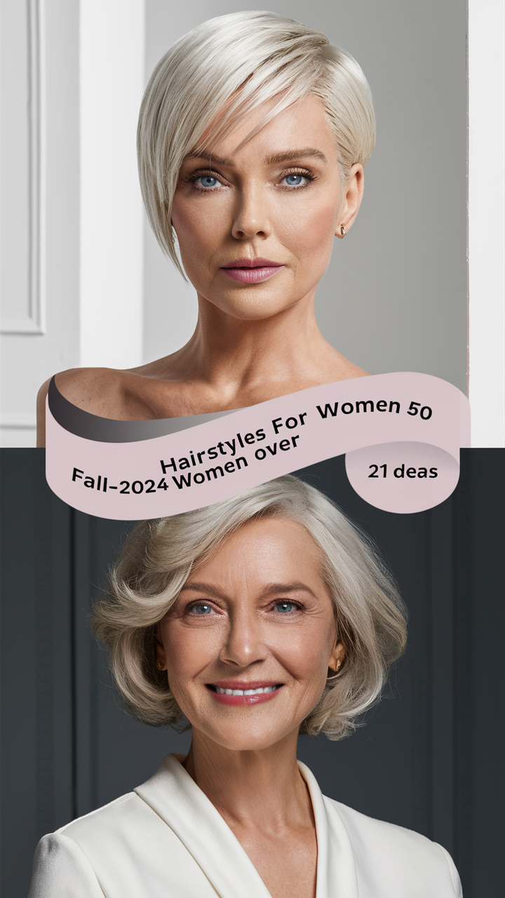 Top Fall - 2024 Hairstyles for Women Over 50: 21 Trendy and Age-Defying Ideas