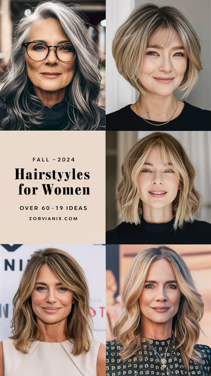 Discover the Best Fall - 2024 Hairstyles for Women Over 60: 19 Trending Ideas