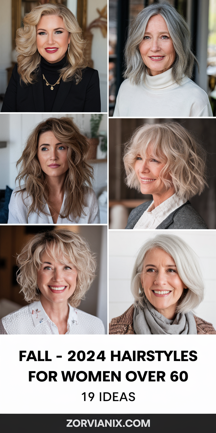 Discover the Best Fall - 2024 Hairstyles for Women Over 60: 19 Trending Ideas