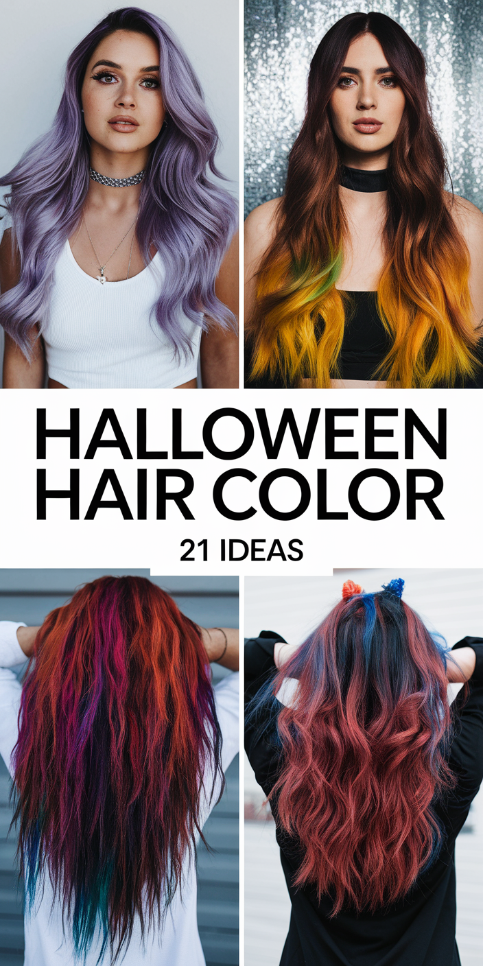 21 Stunning Halloween Hair Color Ideas for Blondes, Brunettes, and Dark Hair