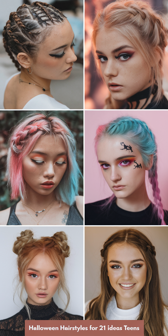 21 Fun and Easy Halloween Hairstyles for Teens: Cute and Creative Ideas