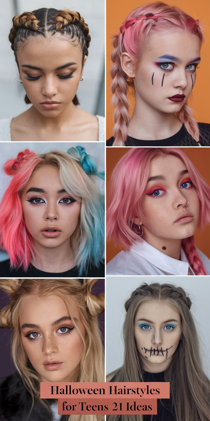 21 Fun and Easy Halloween Hairstyles for Teens: Cute and Creative Ideas