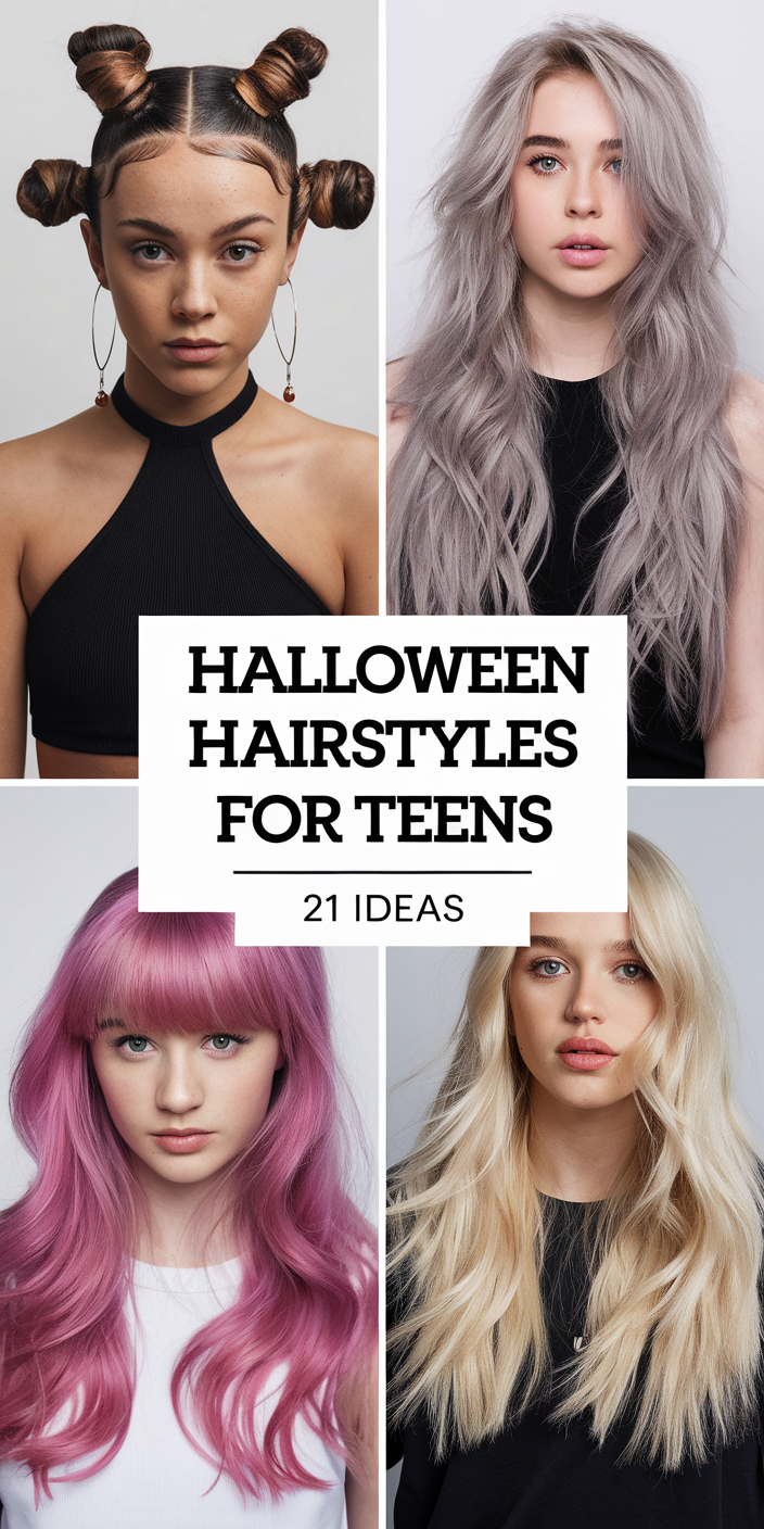 21 Fun and Easy Halloween Hairstyles for Teens: Cute and Creative Ideas