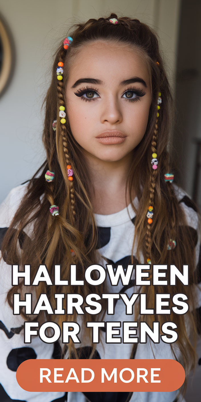 21 Fun and Easy Halloween Hairstyles for Teens: Cute and Creative Ideas