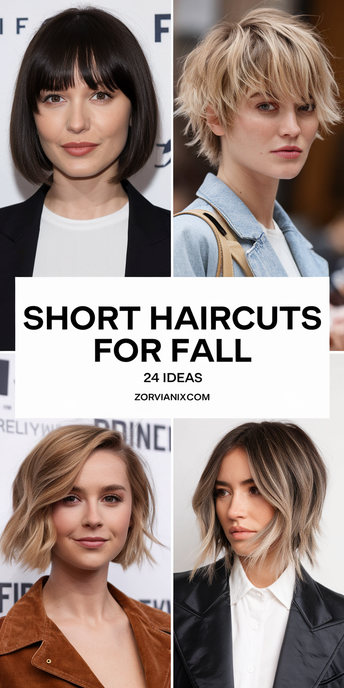 Best Short Haircuts for Fall Ideas: Bob, Curly, and Cute Styles for Women