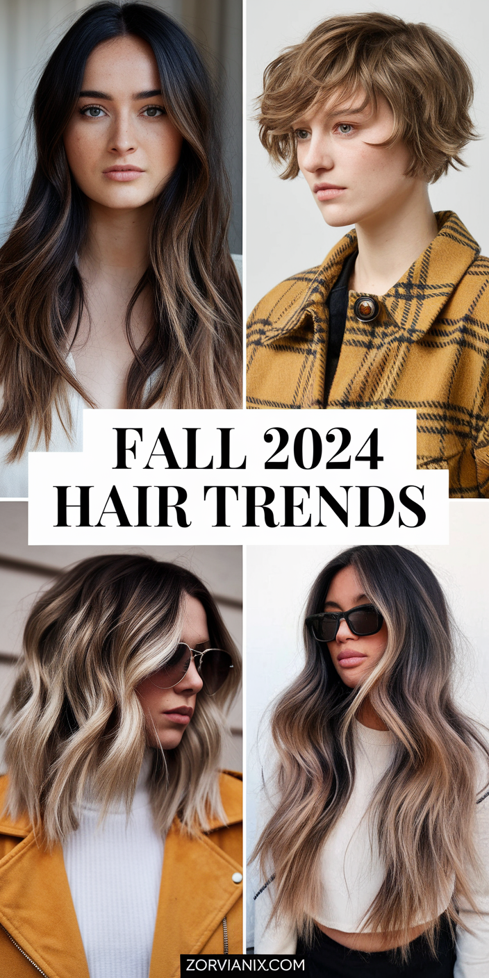 Explore Fall 2024 Hair 24 Ideas: Top Haircuts, Colors, and Styles for the Season