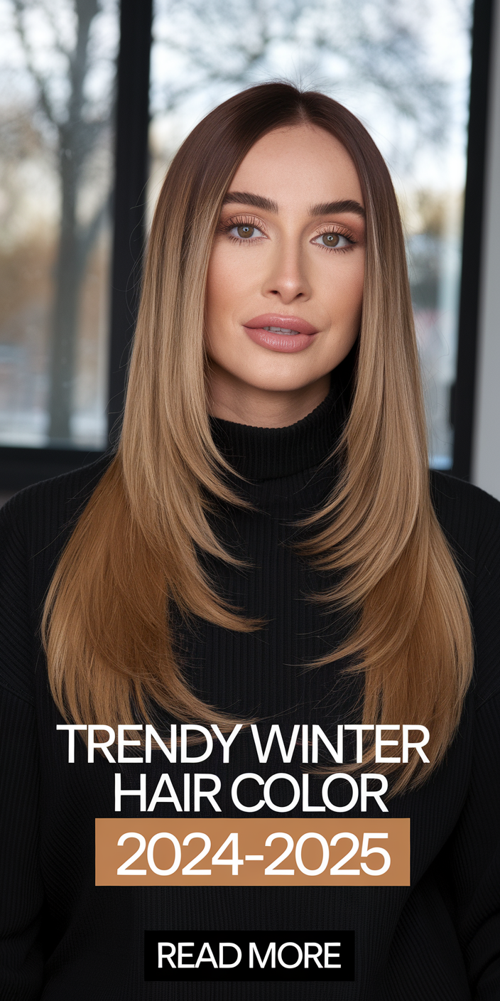 Top 24 Trendy Winter Hair Color Ideas for 2024-2025: Best Styles for All Hair Types