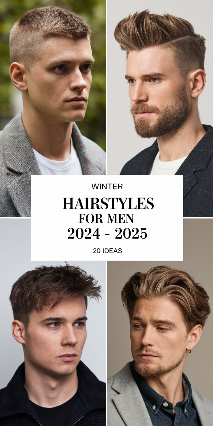 Top Winter Hairstyles for Men 2024 - 2025: 20 Best Medium, Short, and Long Hair Ideas