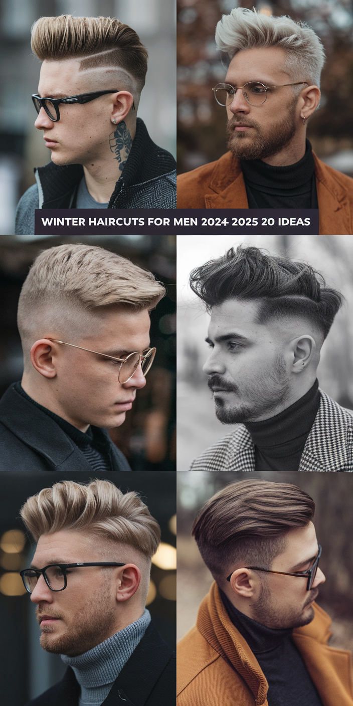 Top Winter Haircuts for Men 2024 - 2025: 20 Ideas Best Styles for Short, Long, and Curly Hair