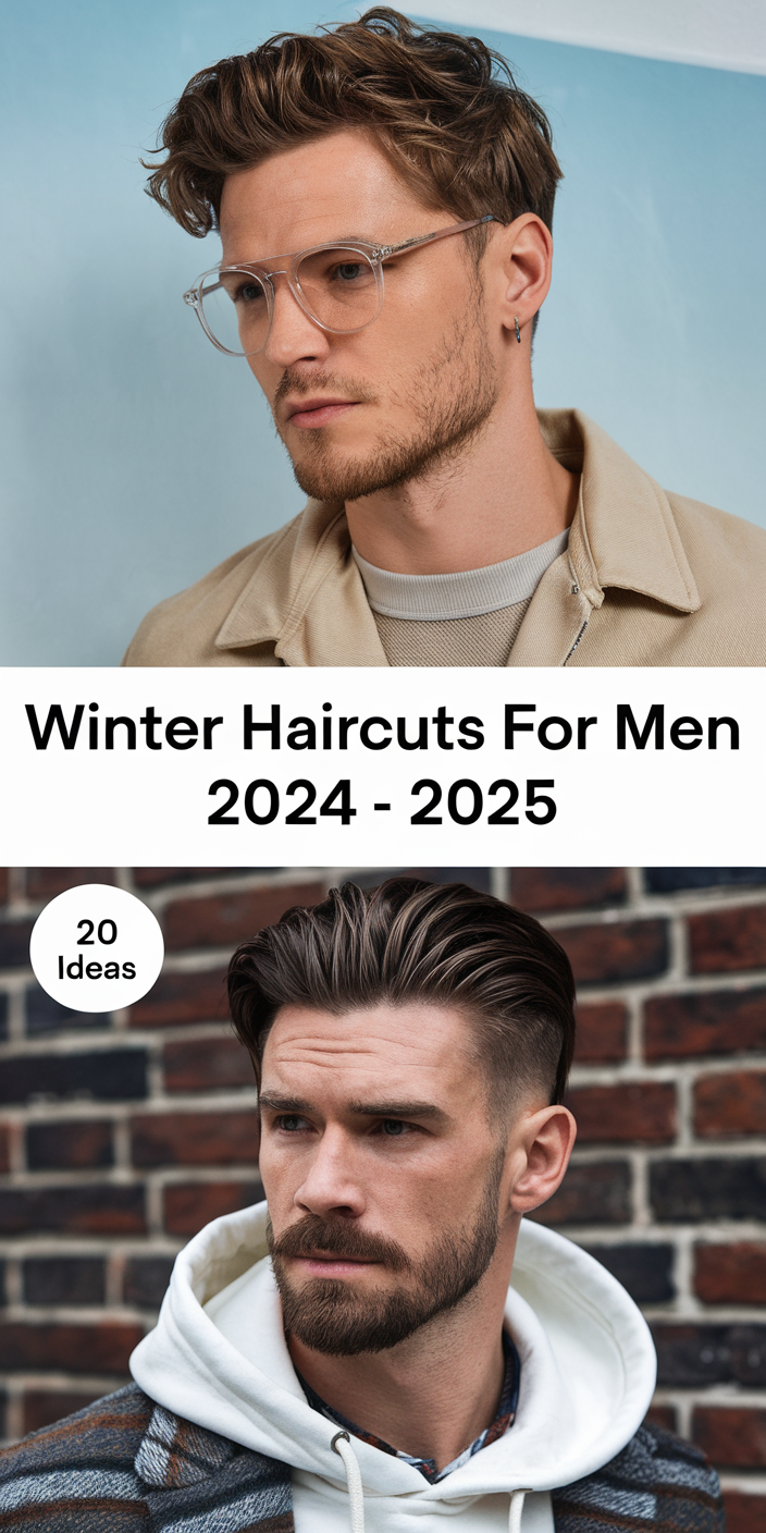 Top Winter Haircuts for Men 2024 - 2025: 20 Ideas Best Styles for Short, Long, and Curly Hair