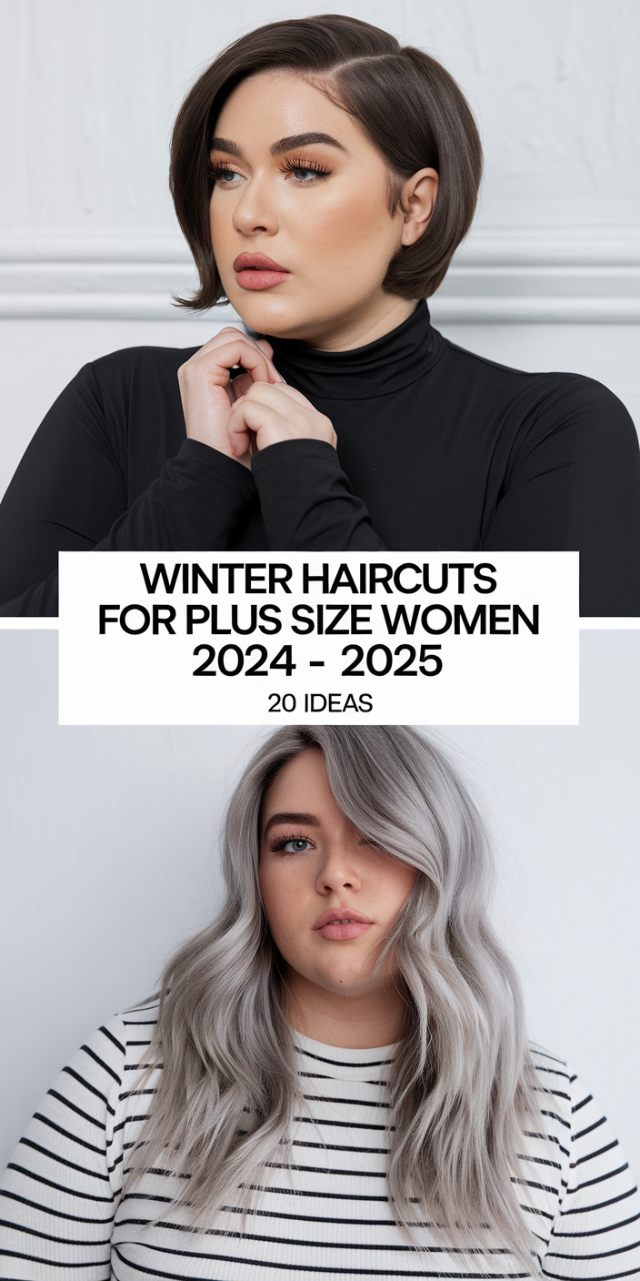 Top 20 Ideas Winter Haircuts for Plus Size Women 2024-2025: Flattering Styles for Every Face Shape