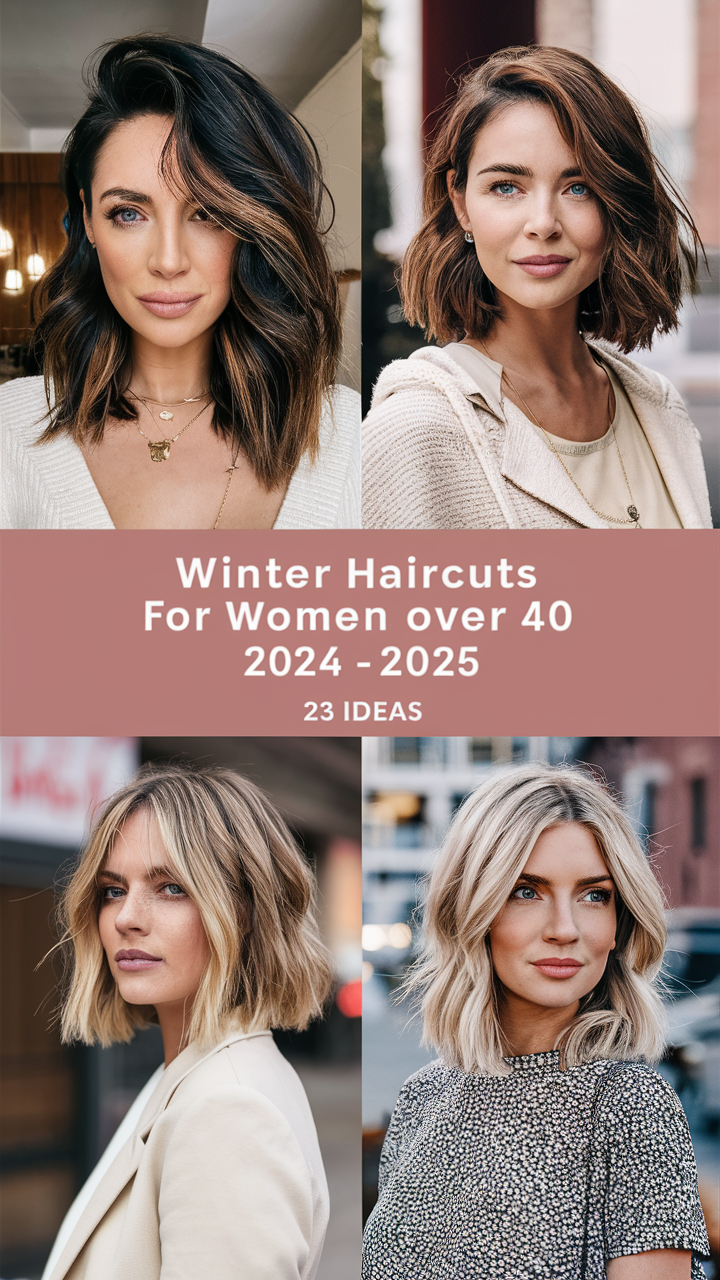 23 Best Ideas Winter Haircuts for Women Over 40 2024-2025: Short, Medium, and Trendy Looks