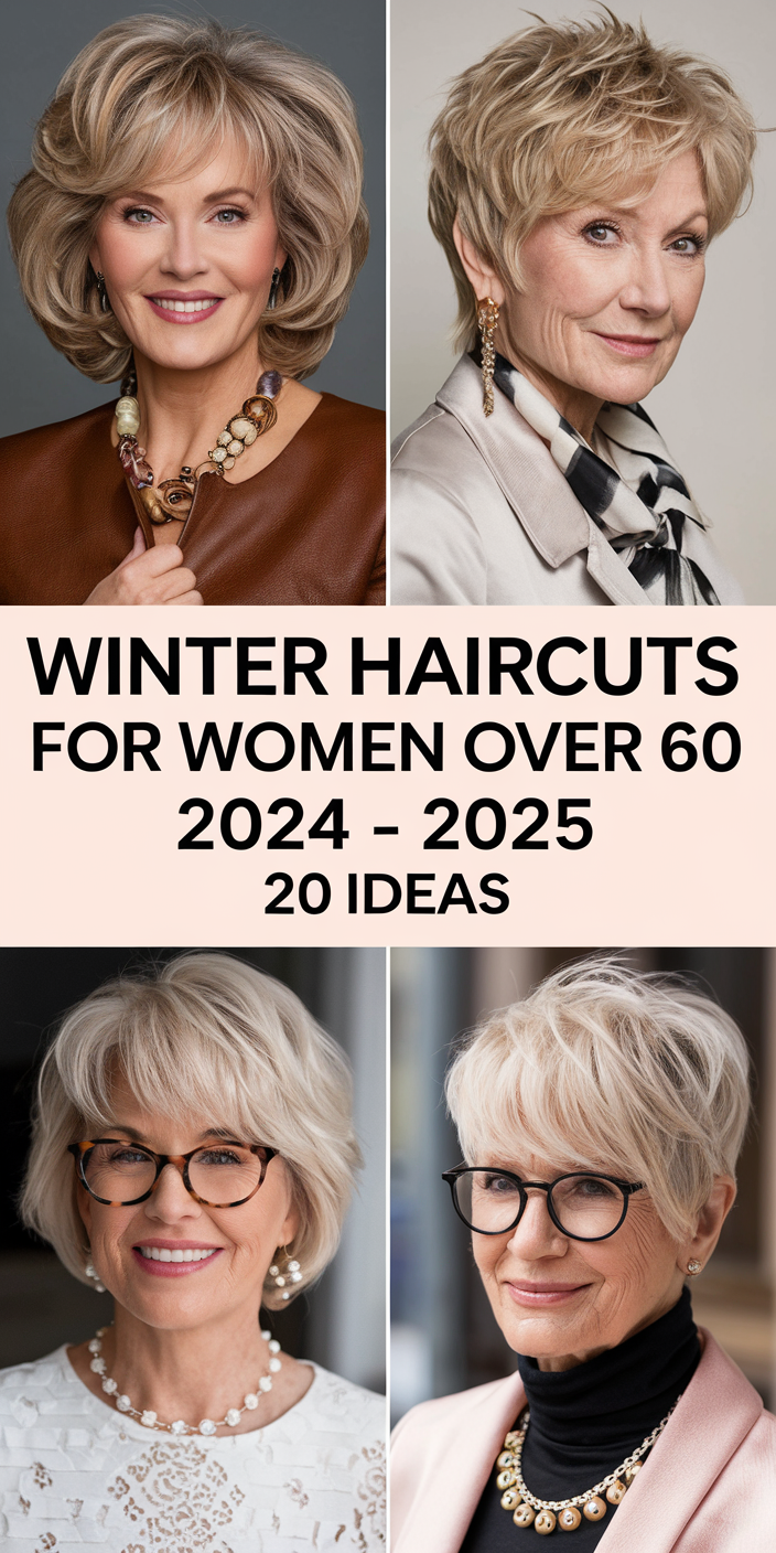 Best Winter Haircuts for Women Over 60 in 2024 - 2025: 20 Stylish and Trendy Ideas