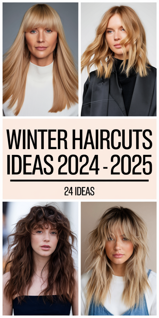 Winter Haircuts Ideas 2024 - 2025: 24 Trendy Styles for Short, Medium ...