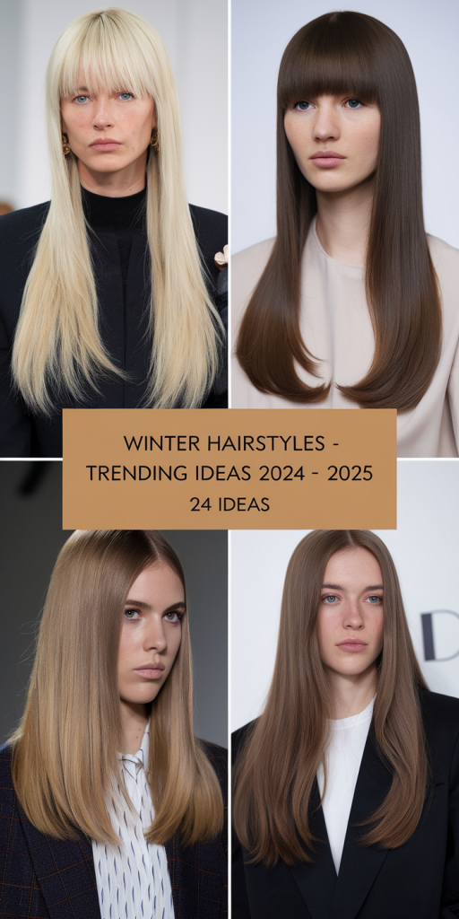 Winter Hairstyles - Trending Ideas 2024 - 2025: 24 Easy, Cute, and ...