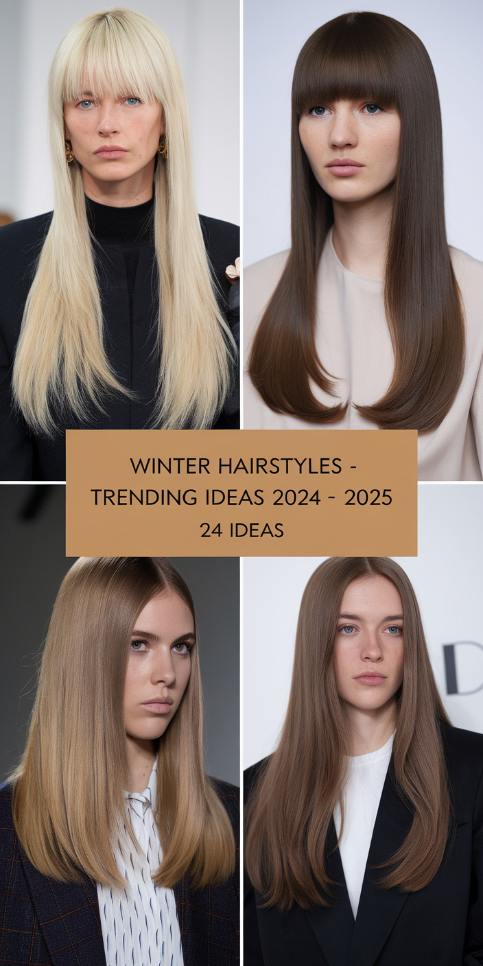 Winter Hairstyles - 24 Trending Ideas for 2024-2025: Elegant, Cute, and Fun Styles for All Hair Lengths