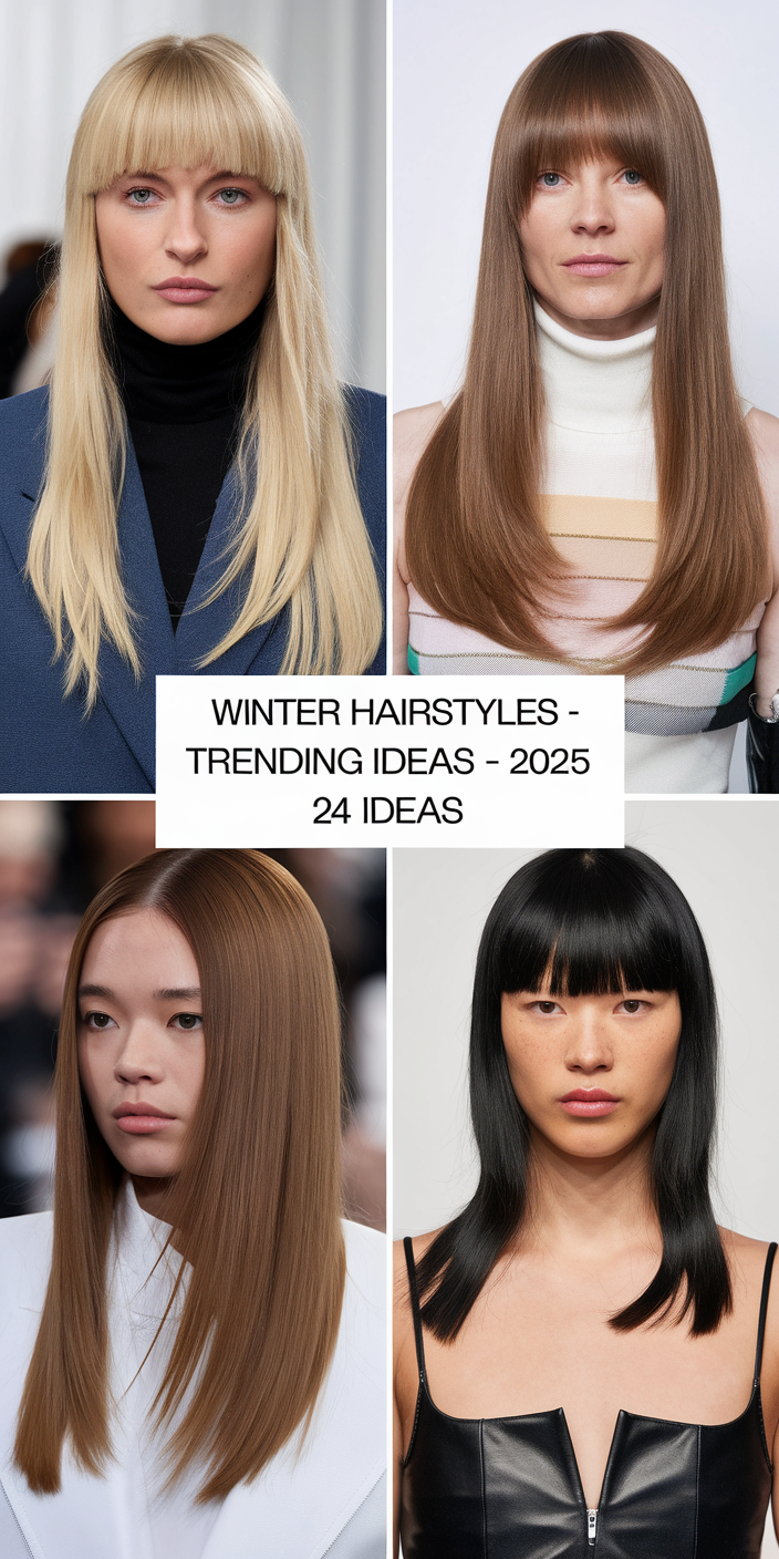 Winter Hairstyles - 24 Trending Ideas for 2024-2025: Elegant, Cute, and Fun Styles for All Hair Lengths