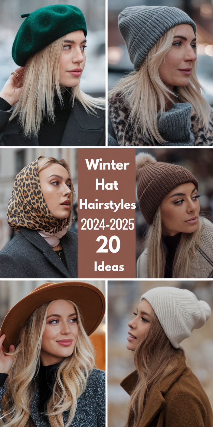 20 Trendy Winter Hat Hairstyles for 2024 - 2025: Cute Ideas for Every Hair Type