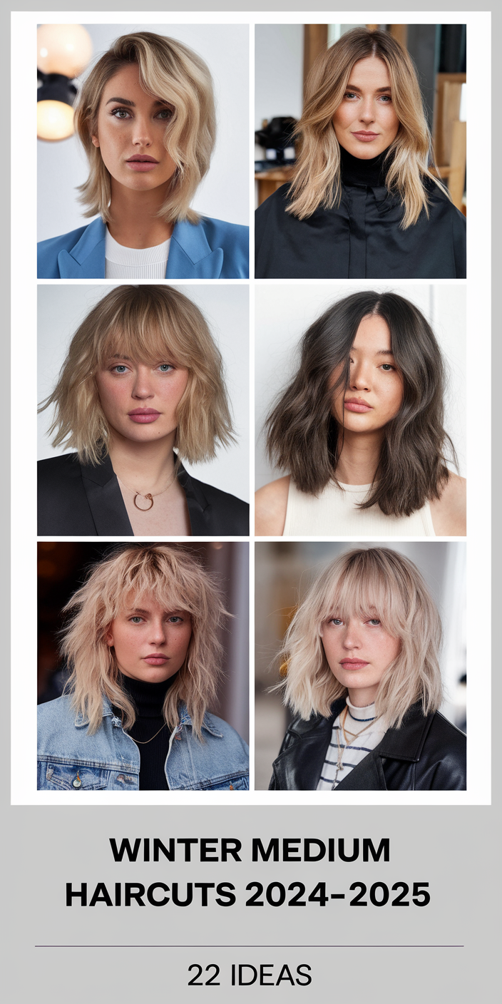 Top Winter Medium Haircuts 2024 - 2025: 22 Best Styles and Ideas