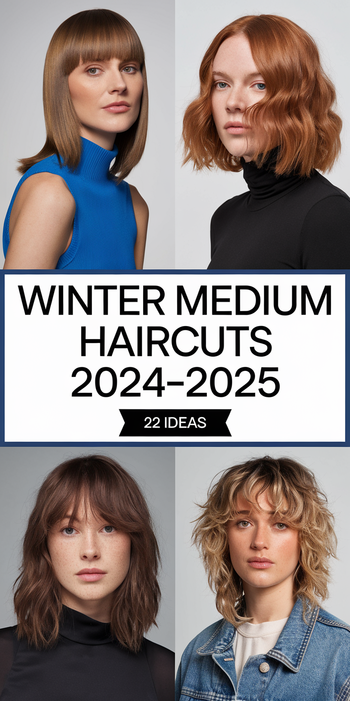 Top Winter Medium Haircuts 2024 - 2025: 22 Best Styles and Ideas