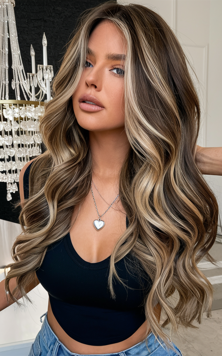 Top 25 Hair Color Trends Balayage 2025: Fall Blonde & Dark Brown Highlight Ideas