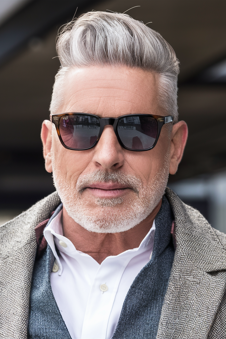 Trendy Hairstyles for Men Over 50 in 2025: 21 Ideas Best Short, Long, and Grey Styles