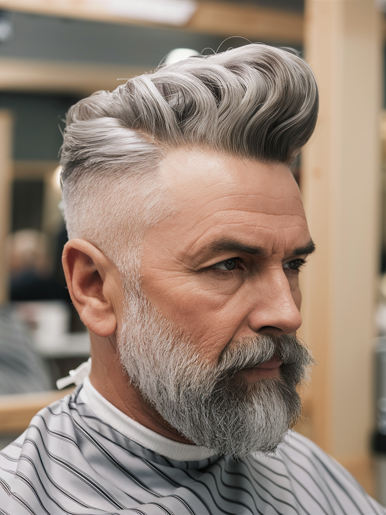 Trendy Hairstyles for Men Over 60 - 2025: 21 Popular Short, Long, and Thinning Hair Ideas