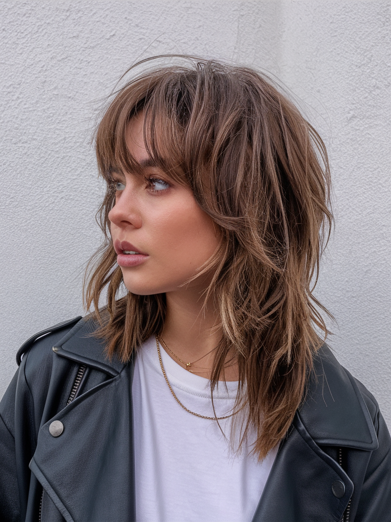 Top 22 Ideas Medium Shaggy Hairstyles for 2025: Choppy Layers, Bangs & Modern Shag