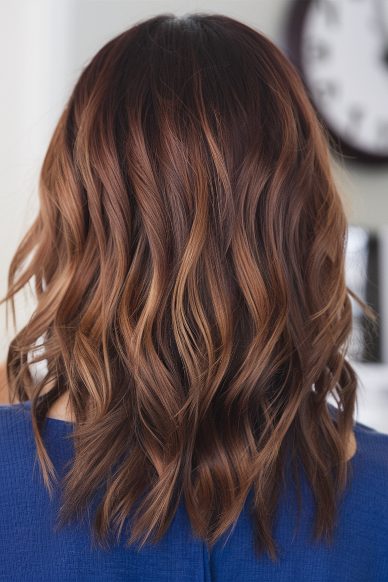 Dark Auburn Fire Ombre Hair Color 2025: Bold Ideas with Red and Copper Highlights