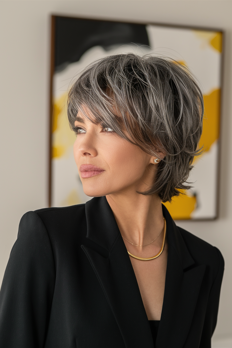 Top 22 Ideas Winter Haircuts for Women Over 50: Short, Pixie, Bob, and Layered Styles