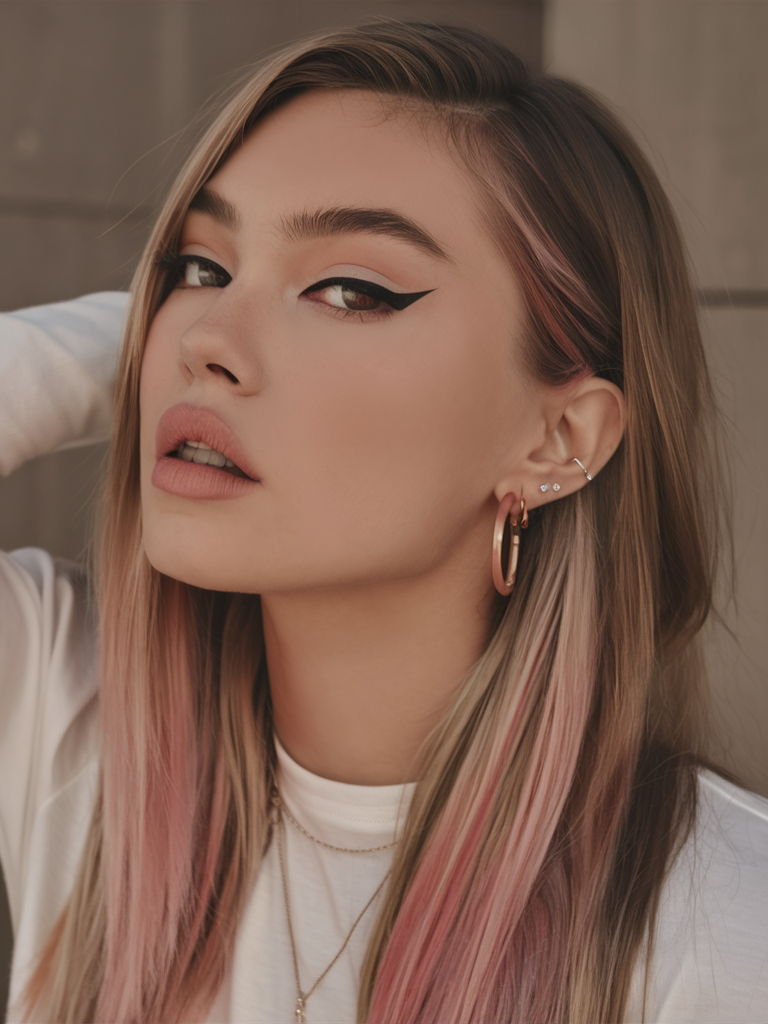 Top 24 Peekaboo Hair Colors for 2025: Bold, Subtle, and Creative Color Ideas