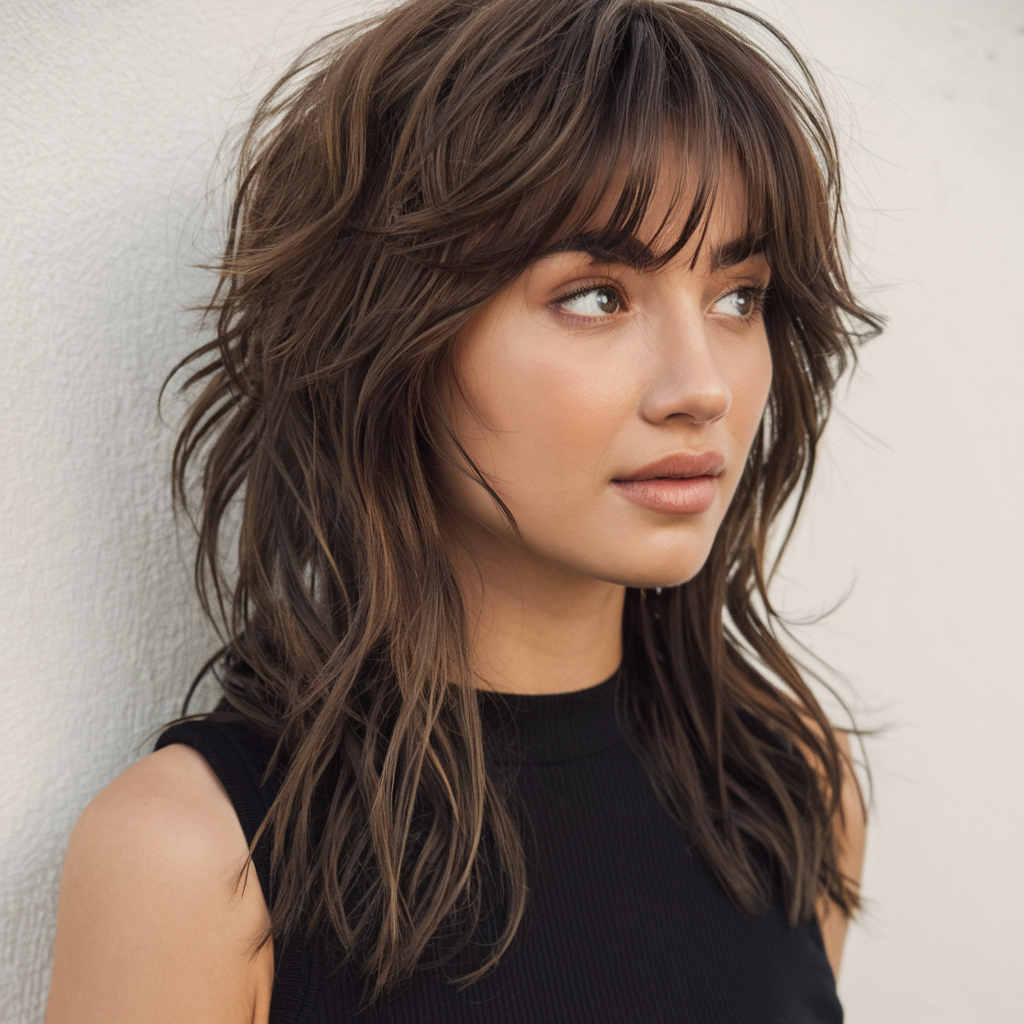 Top 22 Ideas Medium Shaggy Hairstyles for 2025: Choppy Layers, Bangs & Modern Shag